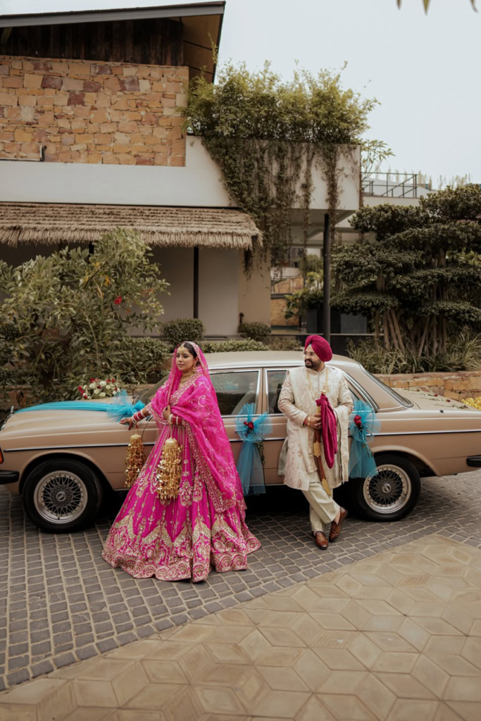 image of harpreet and simmer wedding